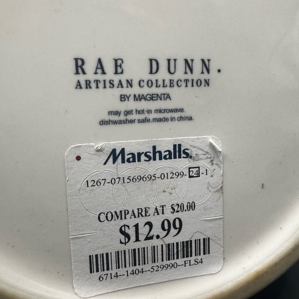 Rae Dunn Artisan Collection Ceramic Dog Treats Canister w/Crown Lid 9-1/2" - Picture 14 of 15